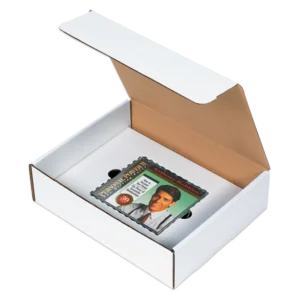 11 1/8 x 8 3/4 x 2" White CD Literature Mailer Kit (50/bundle)
