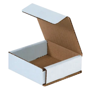 3 x 3 x 1" White Corrugated Mailers (50/bundle)