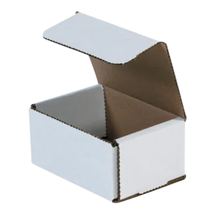 4 x 3 x 2" White Corrugated Mailers (50/bundle)