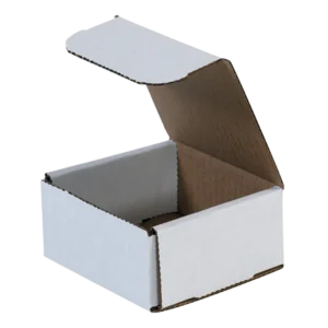 4 x 4 x 2" White Corrugated Mailers (50/bundle)