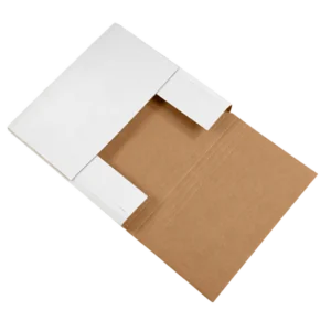 18 x 18 x 2" White Easy-Fold Mailers (50/bundle)