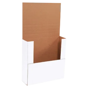 14 x 14 x 4" White Easy-Fold Mailers (50/bundle)