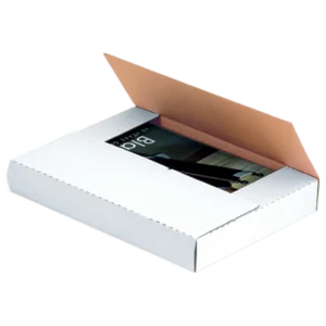15 x 11 1/8 x 6" White Easy-Fold Mailers (50/bundle)