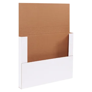 24 x 18 x 2" White Easy-Fold Mailers (50/bundle)