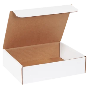 12 1/8 x 9 1/4 x 3" White Literature Mailers (50/bundle)