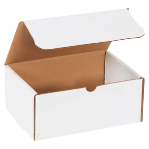 9 x 6 1/4 x 4" White Literature Mailers (50/bundle)