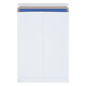 13 x 18" White Self-Seal Stayflats® Plus Mailer (100/Case)