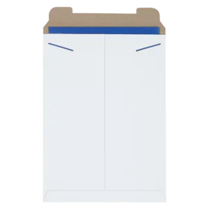 13 x 18" White Tab-Lock Original Stayflats® Mailer (100/Case)