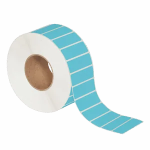 3 x 1" Blue Thermal Transfer Labels (5100/roll | 6/case)