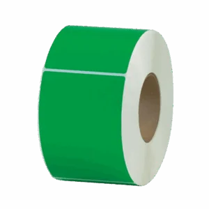 4 x 6" Dark Green Thermal Transfer Labels (1000/roll | 4/case)