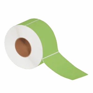4 x 6" Green Thermal Transfer Labels (1000/roll | 4/case)