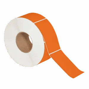 3 x 5" Orange Direct Thermal Labels (1300/roll | 6/case)