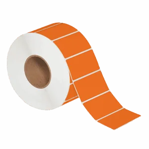 4 x 2" Orange Direct Thermal Labels (3000/roll | 4/case)