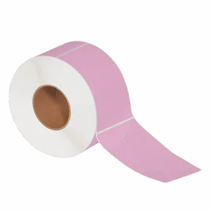 4 x 6" Pink Thermal Transfer Labels (1000/roll | 4/case)