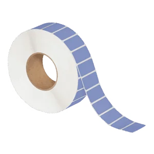 2 x 1" Purple Thermal Transfer Labels (5100/roll | 8/case)