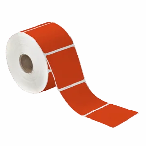 2 x 3" Red Desktop Thermal Transfer Labels (500/roll | 24/case)