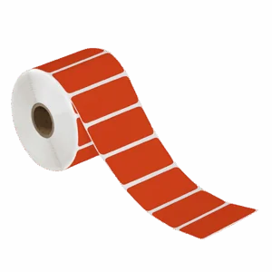 3 x 2" Red Desktop Direct Thermal Label (735/roll | 12/case)