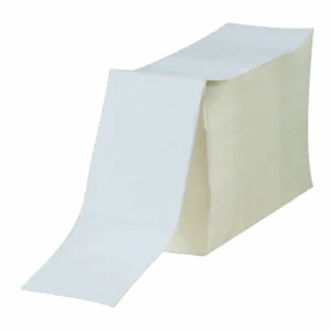 4 x 1" White Direct Thermal Label Fanfold (11000/stack | 2/case)